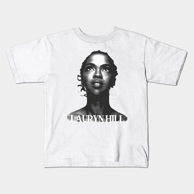 Lauryn Hill Vintage Kids T-Shirt by gwpxstore